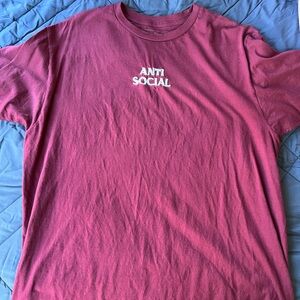 Burgundy Short Sleeve Tee